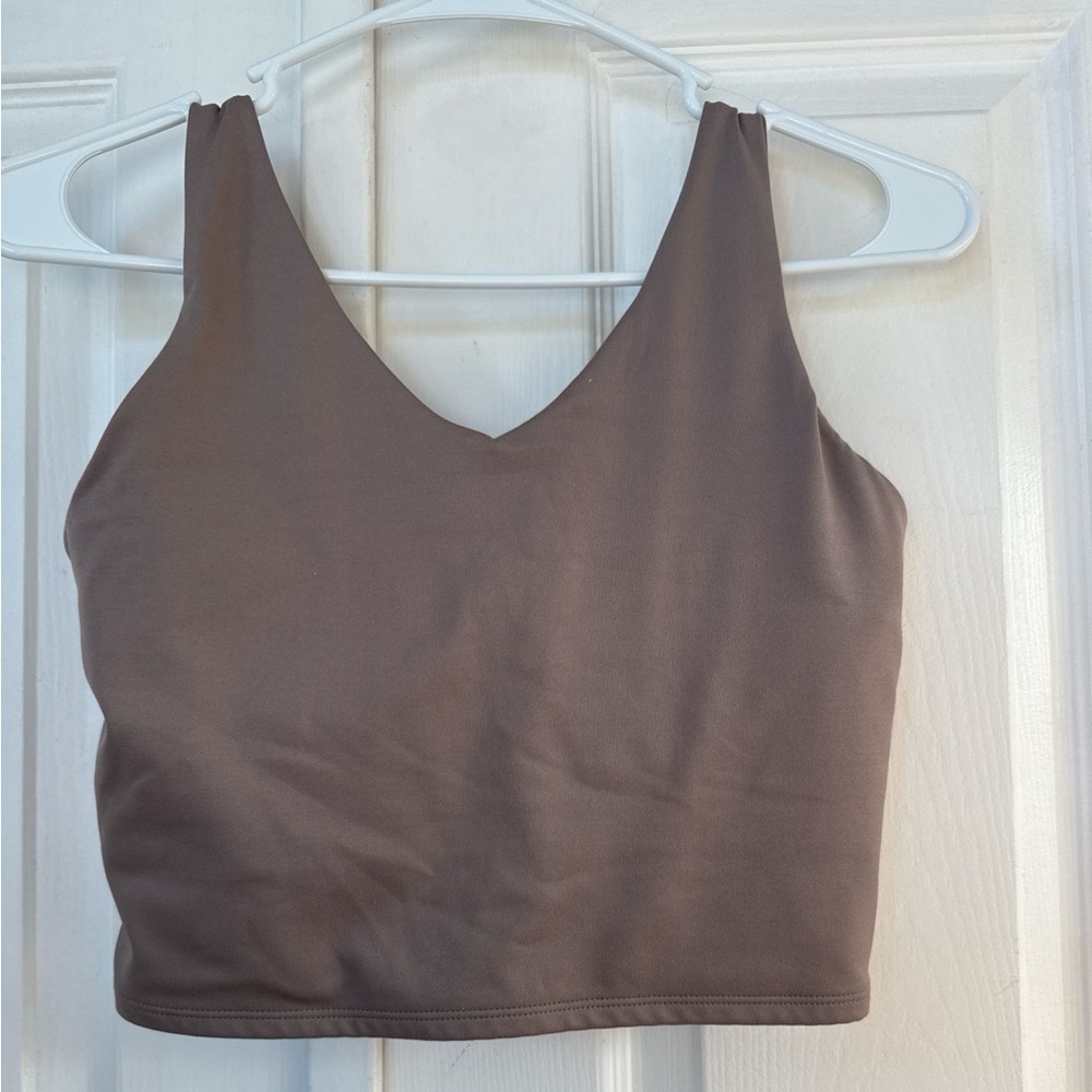 Cropped activewear tank top